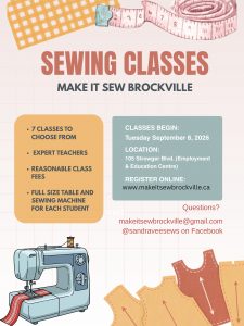scaled image of promo poster for Make It Sew Brockville